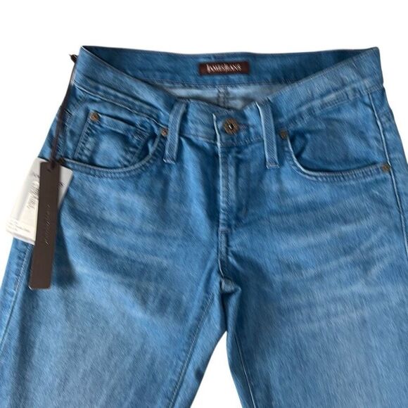 James Jeans Fly Boy Slim Trouser Jeans Sand Dry Wash Size 25 Made in USA - Picture 2 of 10